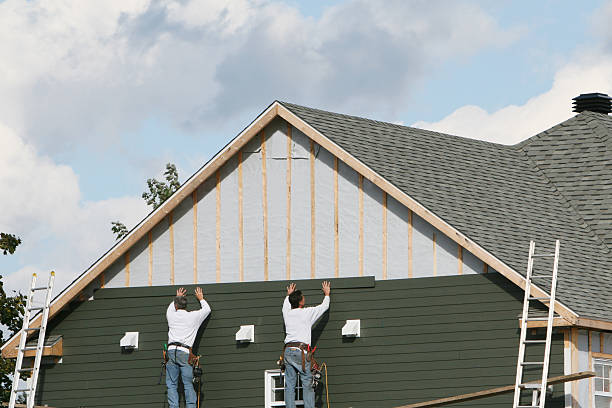 Professional Storm Damage Siding Repair technician working in Lynnfield, MA